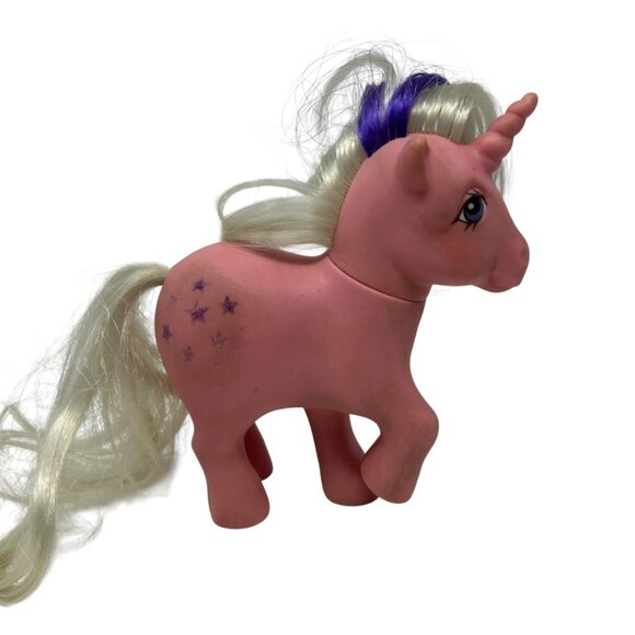 Vintage My Little Pony Twilight G1 1983 Unicorn Stars Pink Toy - Picture 8 of 8